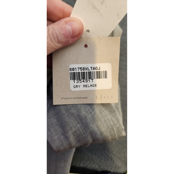 J. Jill Womens Pants Gray Size XLT Wide Leg Viscose Mohair Wool Blend Pants NWT - Picture 7 of 9